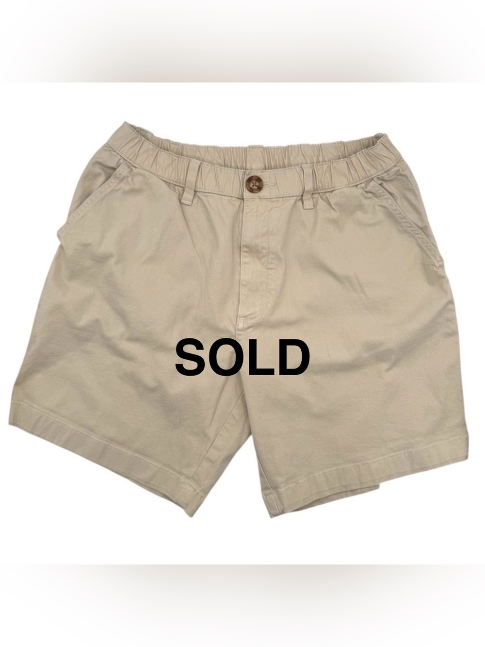 Chubbies Men's Khaki Tan Sky’s Out Thighs Out Original Shorts Size M